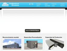 Tablet Screenshot of contenedoresblindados.com